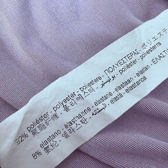 ZARA Lilac Metallic Wrap Around Top Size S - Picture 8 of 8